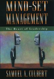 Cover of: Mind-set management: the heart of leadership