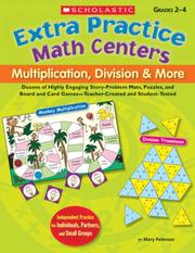 Cover of: Extra Practice Math Centers: Multiplication, Division & More by Mary Peterson