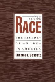 Cover of: Race by Thomas F. Gossett