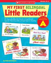 Cover of: My First Bilingual Little Readers: Level A by Deborah Schecter