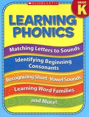 Cover of: Learning Phonics (Kindergarten)