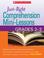 Cover of: Just-Right Comprehension Mini-Lessons