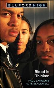 Cover of: Blood Is Thicker (#8) (Bluford)