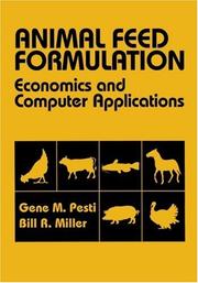 Animal feed formulation by Gene M. Pesti