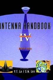 Cover of: Antenna Handbook by Y. T. Lo, S. W. Lee, Y.T. Lo, S.W Lee, Y.T. Lo, S.W Lee