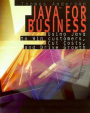 Cover of: Java for business by [edited by] Thomas Anderson ; [foreword by Alan E. Baratz].
