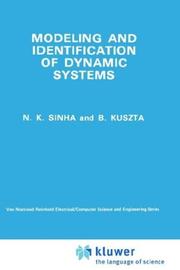 Cover of: Modeling and identification of dynamic systems