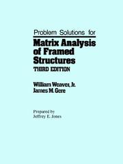 Cover of: Problem Solutions for Matrix