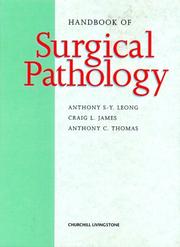 Cover of: Handbook of Surgical Pathology