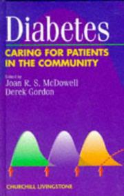 Cover of: Diabetes: Caring for Patients in the Community