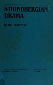 Cover of: Strindbergian drama: themes and structure