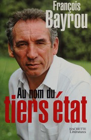 Cover of: Au nom du Tiers état