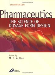 Cover of: Pharmaceutics by Michael E. Aulton