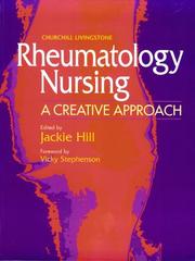 Cover of: Rheumatology Nursing: A Creative Approach