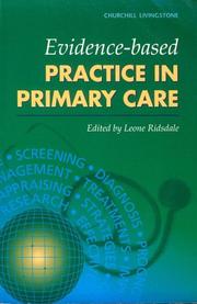 Cover of: Evidence-based practice in primary care