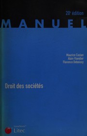 Cover of: Droit des sociétés