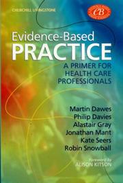Cover of: Evidence-Based Practice: A Primer for Health Care Professionals