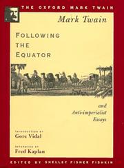 Following the Equator and anti-imperialist essays by Mark Twain