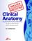 Cover of: Clinical Anatomy -- Churchill's Master Medicine series