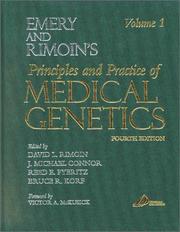 Cover of: Emery and Rimoin's Principles and Practices of Medical Genetics (3-Volume Set)