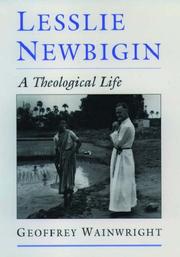 Cover of: Lesslie Newbigin by Geoffrey Wainwright