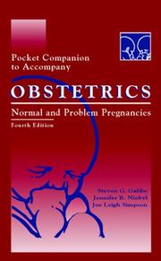 Cover of: Pocket Companion to Accompany Obstetrics: Normal and Problem Pregnancies