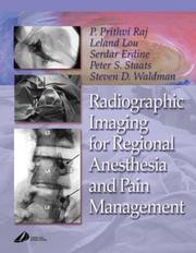 Cover of: Radiographic Imaging for Regional Anesthesia and Pain Management