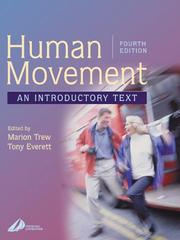 Cover of: Human Movement by Weedon, Gunn, McCowa, Norell, Griffin, John L.R. Forsythe
