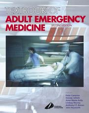 Cover of: Textbook Of Adult Emergency Medicine by 