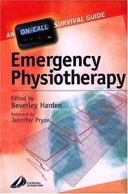 Cover of: Emergency Physiotherapy: On Call Survival Guide (Physiotherapy Pocketbooks)