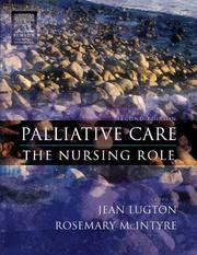 Cover of: Palliative Care by Jean Lugton, Rosemary McIntyre