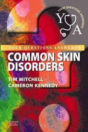 Cover of: Common Skin Disorders: Your Questions Answered