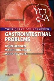 Cover of: Gastrointestinal Problems: Your Questions Answered