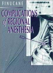 Cover of: Complications of regional anesthesia | 