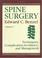 Cover of: Spine Surgery