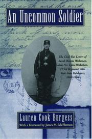 Cover of: An Uncommon Soldier by Sarah Rosetta Wakeman