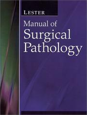 Cover of: Manual of Surgical Pathology