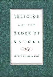 Cover of: Religion & the order of nature