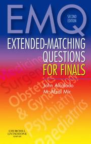 Extended-Matching Questions for Finals by John Alcolado, M. Afzal Mir