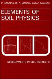 Cover of: Elements of soil physics