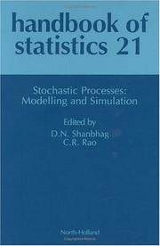 Cover of: Handbook of Statistics 21: Stochastic Processes: Modeling and Simulation (Handbook of Statistics)