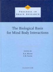 Cover of: The Biological Basis for Mind Body Interactions (Progress in Brain Research) by 