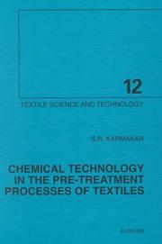 Cover of: Chemical Technology in the Pre-Treatment Processes of Textiles (Textile Science and Technology)