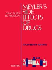 Cover of: Meyler's Side Effects of Drugs by J. Chalker, M. Leuwer, P.K.M. Lunde, G. McInnes, A. Schaffner, D. Thelle, G.P. Velo, B. Vrhovac