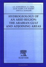 Cover of: Hydrogeology of an Arid Region: The Arabian Gulf and Adjoining Areas