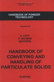 Cover of: Handbook of conveying and handling of particulate solids