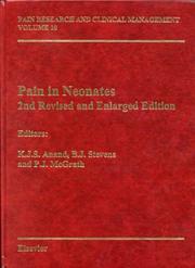 Cover of: Pain in Neonates