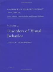 Cover of: Handbook of Neuropsychology: Disorders of Visual Behavior (Handbook of Neuropsychology, Vol 4)