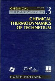 Cover of: Chemical thermodynamics of technetium