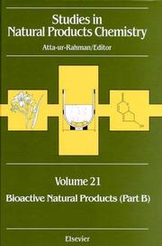 Cover of: Studies in Natural Product Chemistry  by Atta-Ur-Rahman, Atta-Ur-Rahman